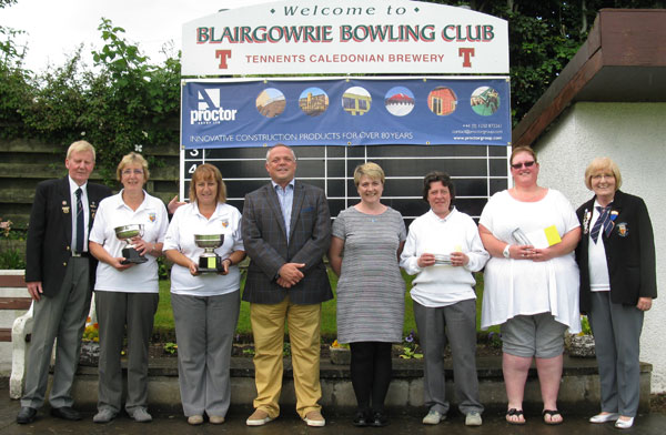 Blairgowrie Bowling Club - Ladies Invitation Pairs winners 2016